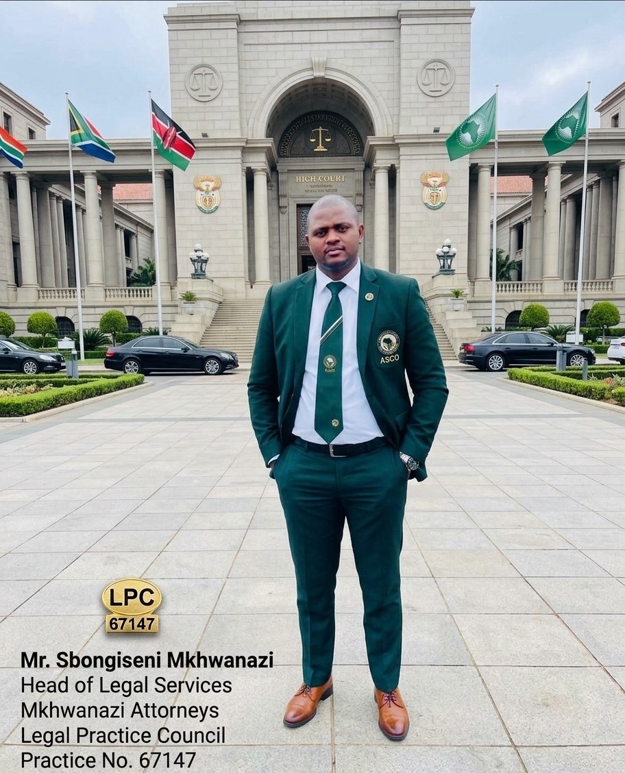 Mr Sbongiseni Mkhwanazi