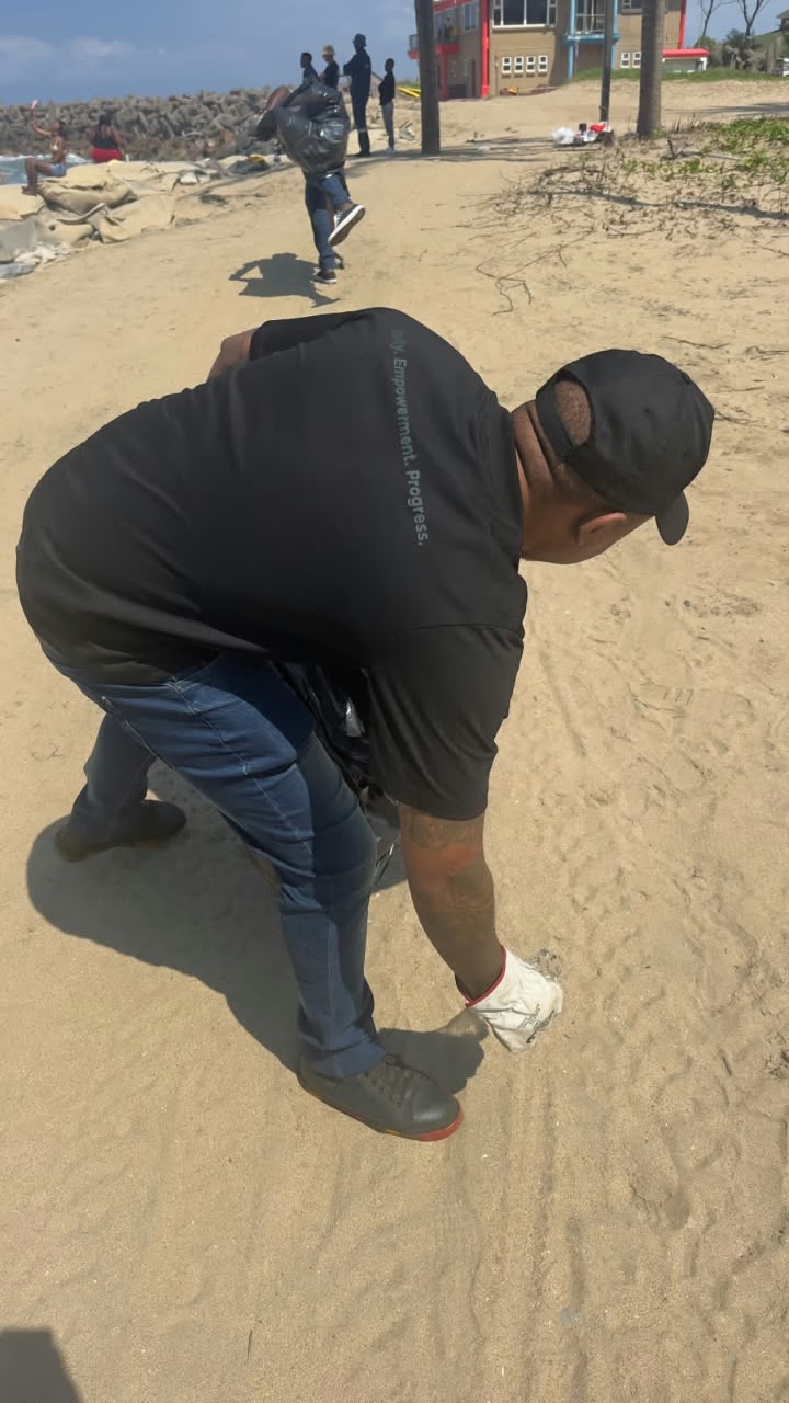 Photograph from ASCO's Operation Protect Our Aquatic Ecosystem campaign at Richards Bay Beachfront on 22 September 2026.